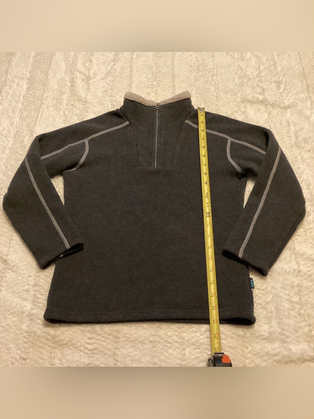 Kids Pullover Zip Neck KUHL Fleece Sweater Jacket Sz S(7-8)  Boys Jacket